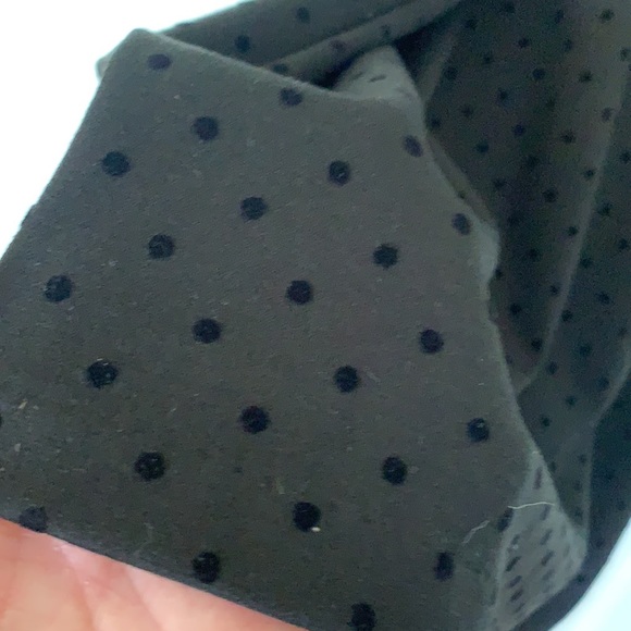 Fit and flare black polka dot dress - Picture 3 of 4